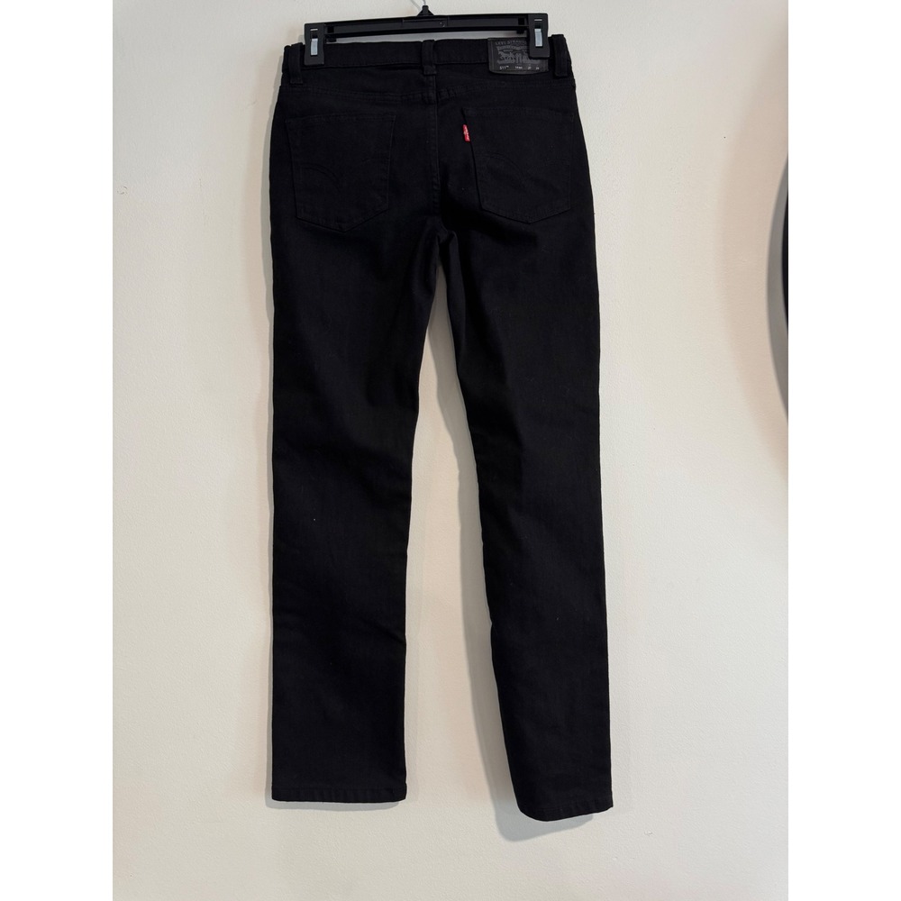 Levi's 511 Performance Slim Jeans Boys Size 14 Black Denim Stretch
